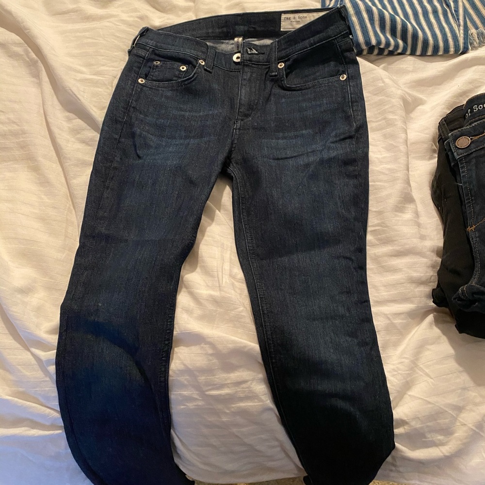 Rag n bone dark skinny jeans